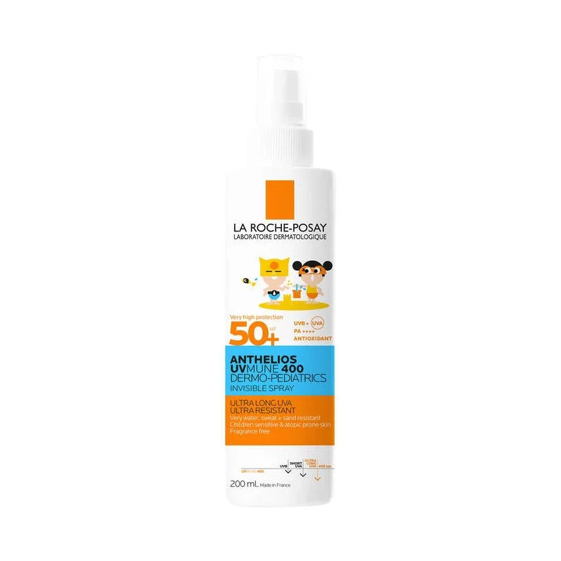 LA ROCHE POSAY ANTHELIOS UVMUNE 400 DERMO-PEDIATRICS INVISIBLE SPRAY 200ML