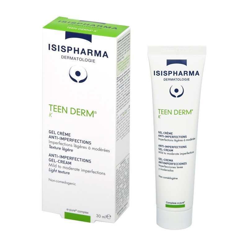 ISISPHARMA TEEN DERM K EMULSION GEL CREME ANTI-IMPERFECTIONS 30ML REF COIVISI006