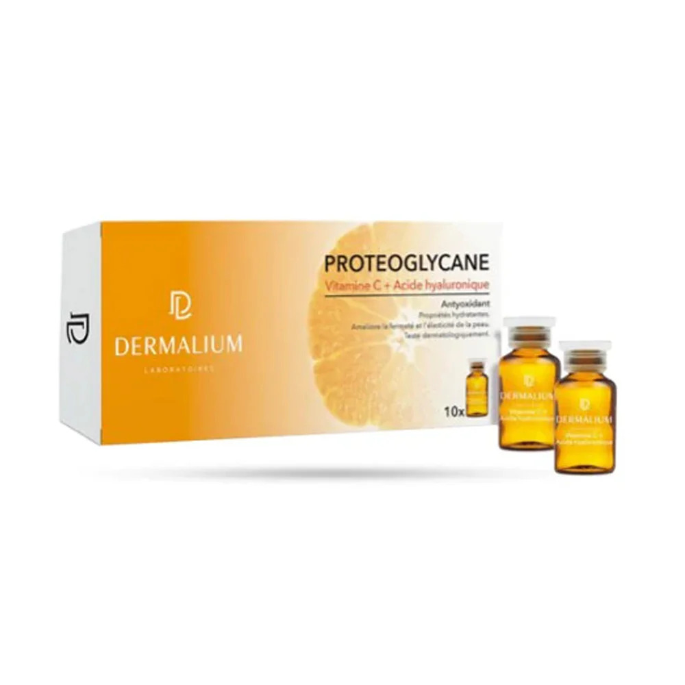 DERMALIUM PROTEOGLYCANE VITAMINE C + ACIDE HYALURONIQUE 2ML B10 AMPOULES