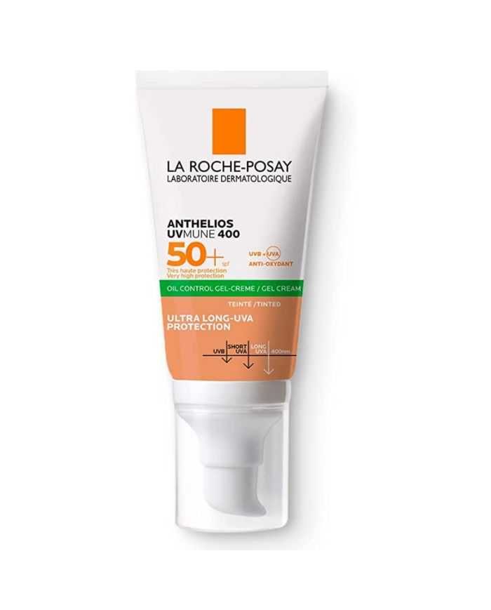 LA ROCHE POSAY ANTHELIOS UVMUNE 400 GEL-CREME OIL CONTROL TEINTE SPF50+ 50ML