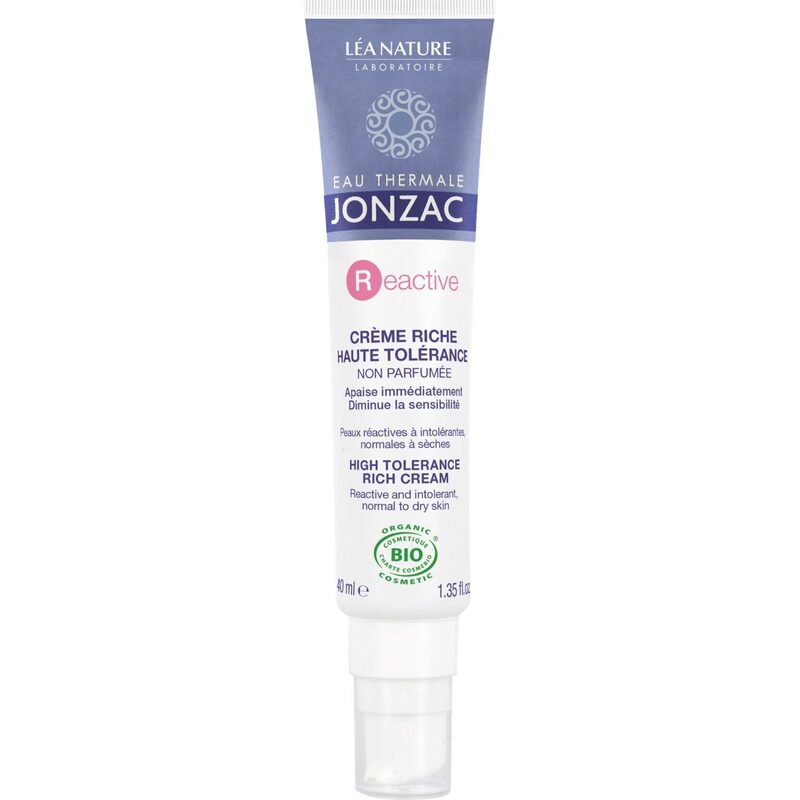 LEA NATURE EAU THERMALE JONZAC REACTIVE CREME RICHE HAUTE TOLERANCE 40 ML