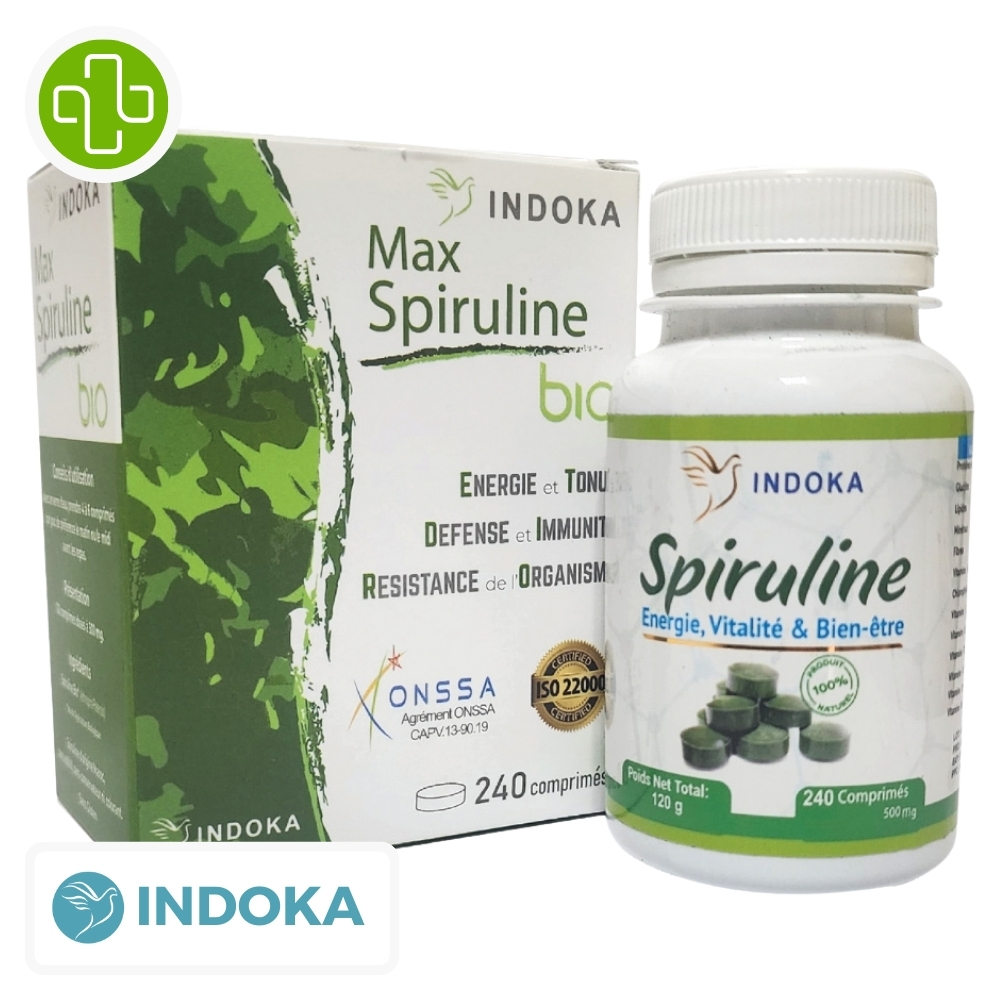 INDOKA SPIRULINE 500MG B240 COMP