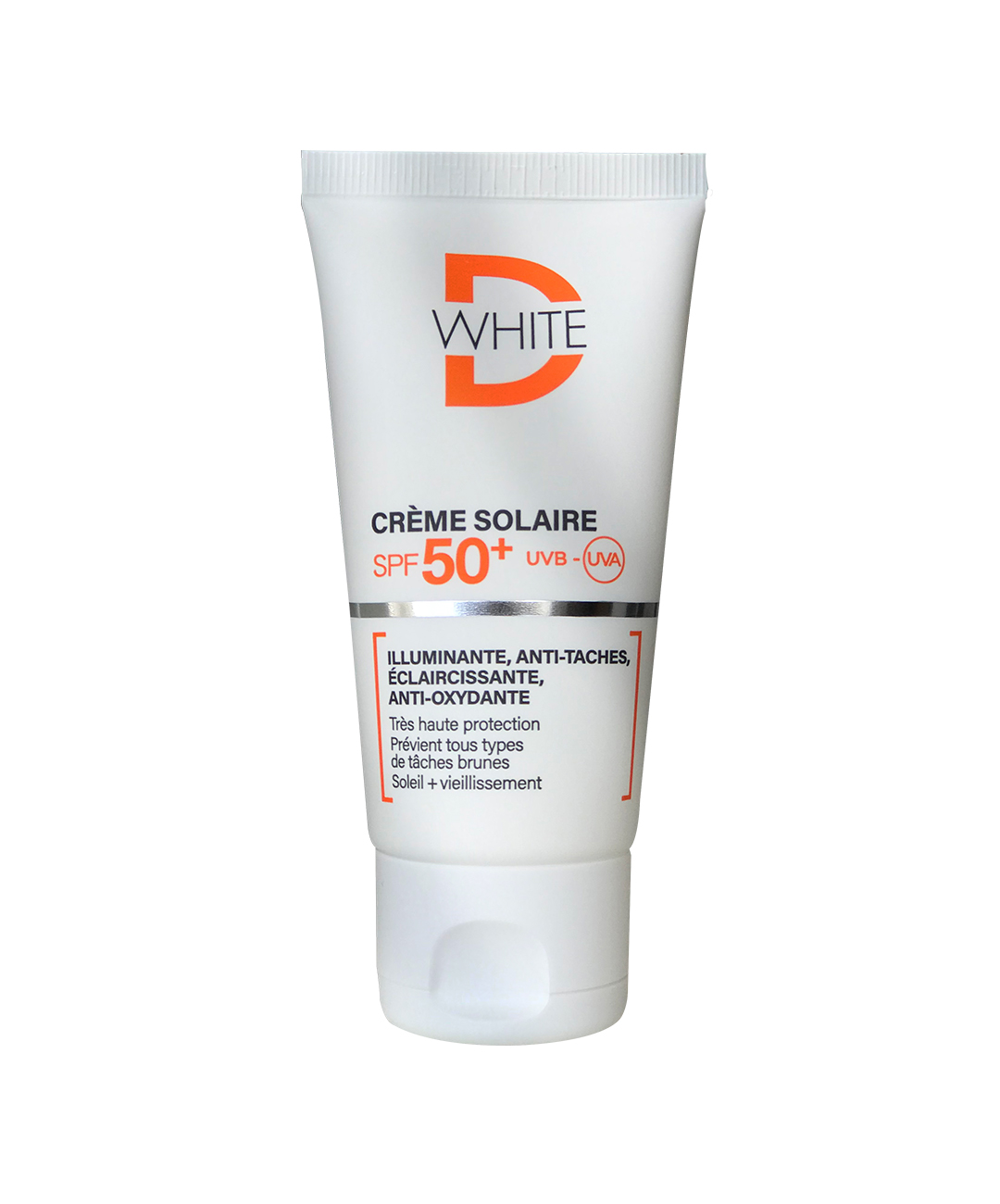 DWHITE CREME SOLAIRE INVISIBLE SPF50+ 50ML