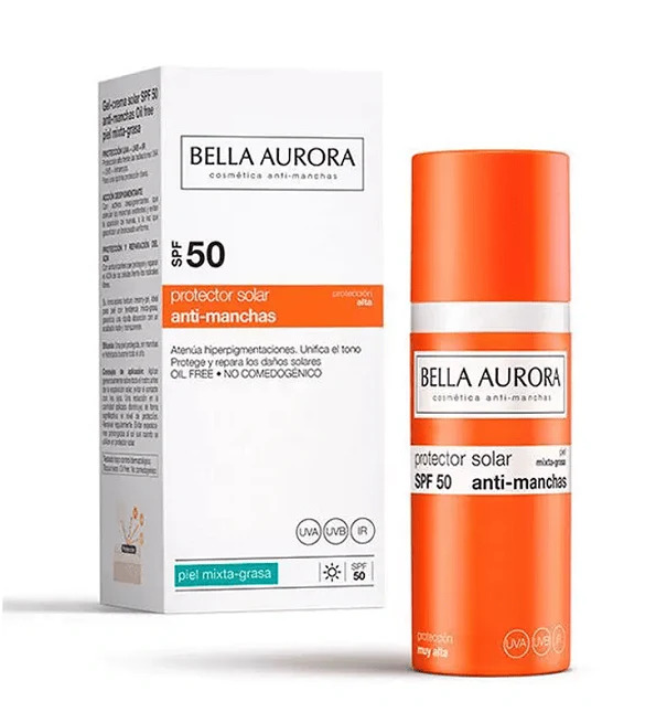 BELLA AURORA TROUSSE ECRAN SOLAIRE ANTI-TACHES OILY SKIN SPF50 50ML