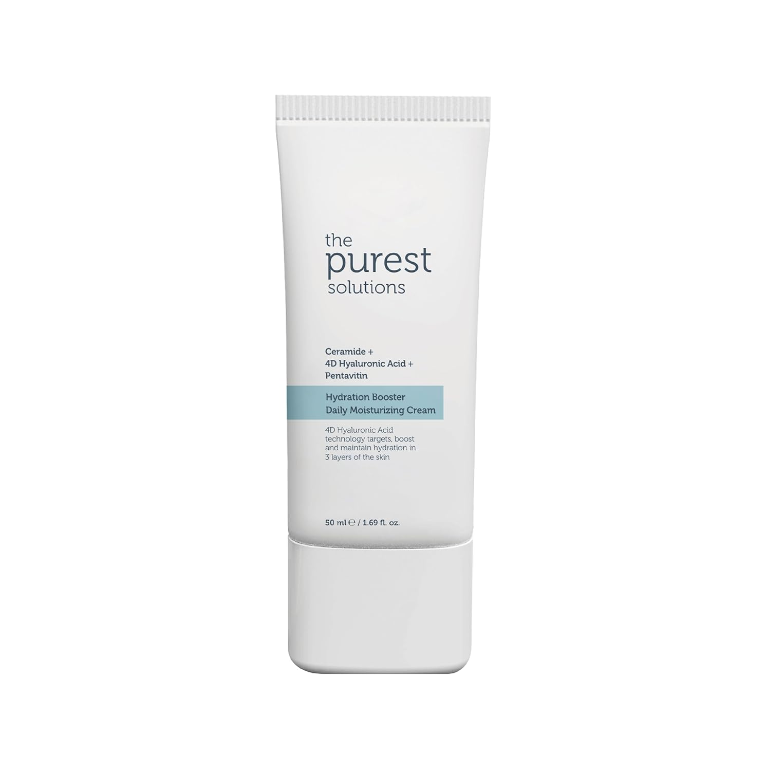 THE PUREST SOLUTIONS HYDRATION BOOSTER DAILY MOISTURIZING CREAM CERAMIDE + 4D HYALURONIC ACID + PENTAVITIN