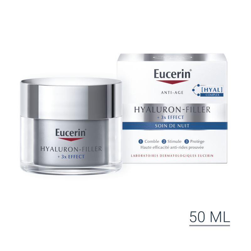 EUCERIN ANTI-AGE HYALURON FILLER +3*EFFECT SOIN DE NUIT 50ML