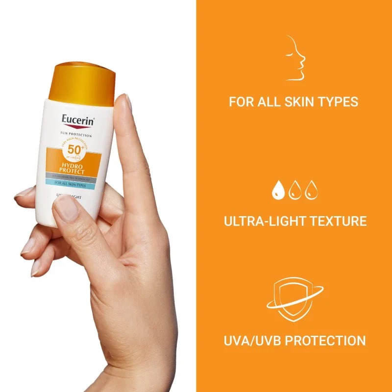 EUCERIN HYDRO PROTECT SPF50+ ULTRA-LIGHT FLUID 50ML