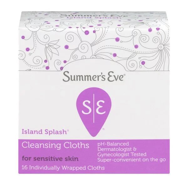 SUMMER'S EVE ISLAND SPLASH 5IN1 16 CLOTHS