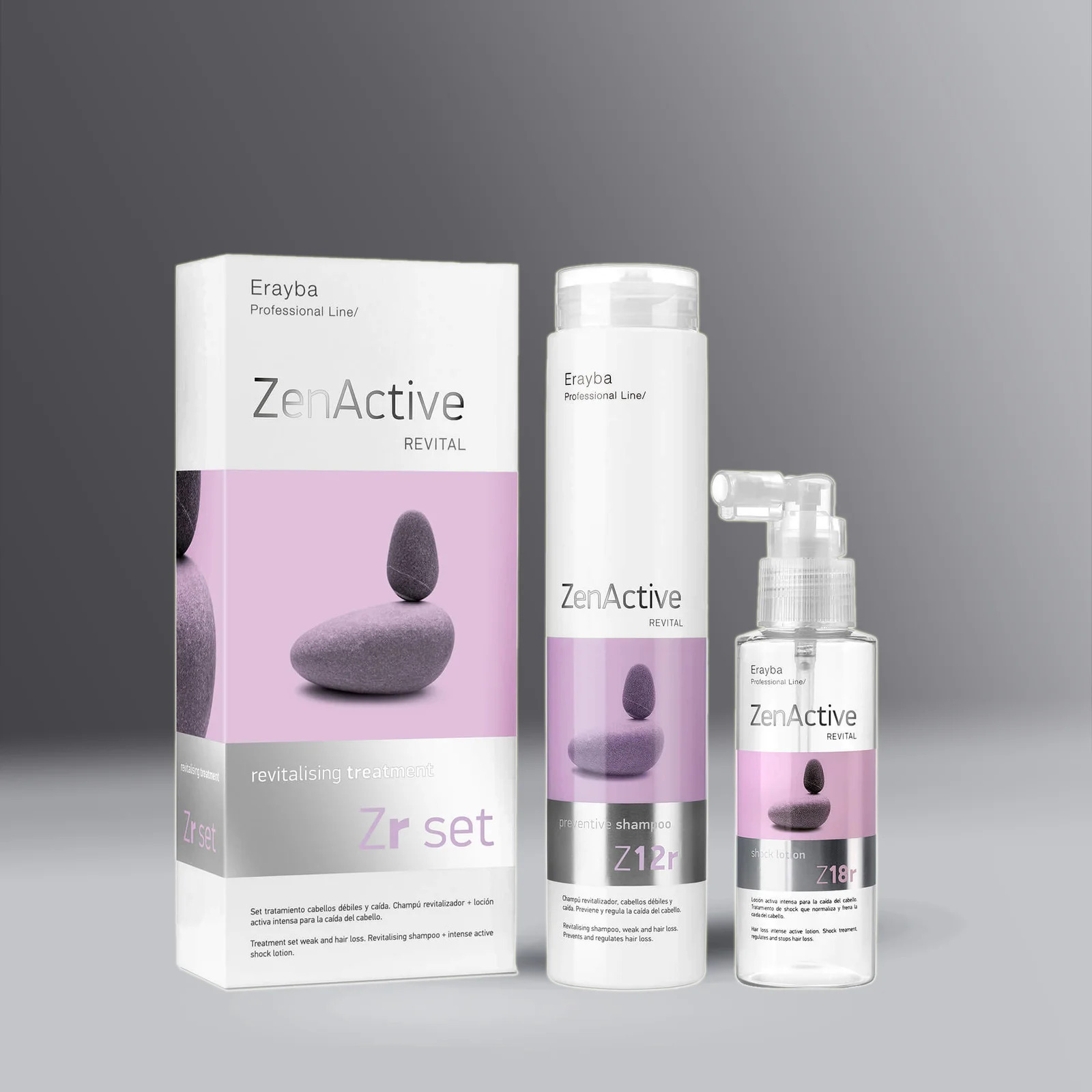ERAYBA ZR SET ZEN ACTIVE REVITAL TREATMENT HAIR LOSS 250ML