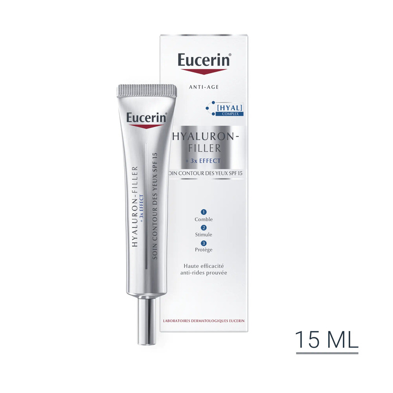 EUCERIN HYALURON FILLER 3* EFFECT CONTOUR DES YEUX SPF15 15ML