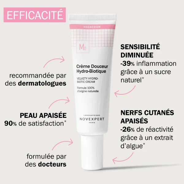NOVEXPERT FLUIDE DOUCEUR HYDRO BIOTIQUE PEAUX SENSIBLE 30ML