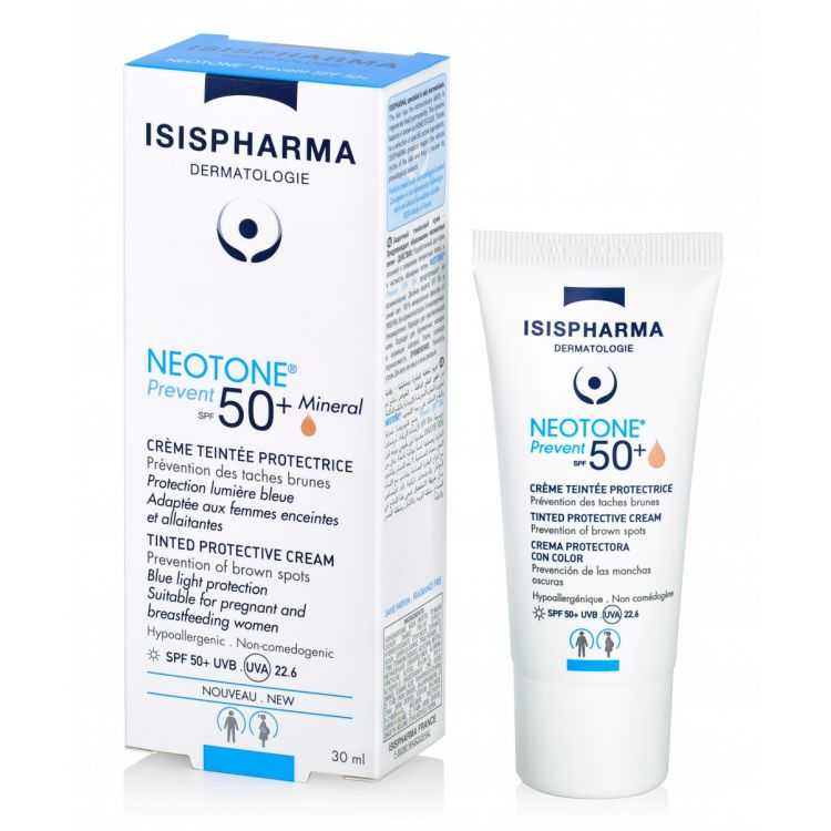 ISISPHARMA NEOTONE PREVENT SPF50+ MINERAL CREME TEINTEE MINERAL PROTECTRICE LIGHT 30ML REF COIVISI065
