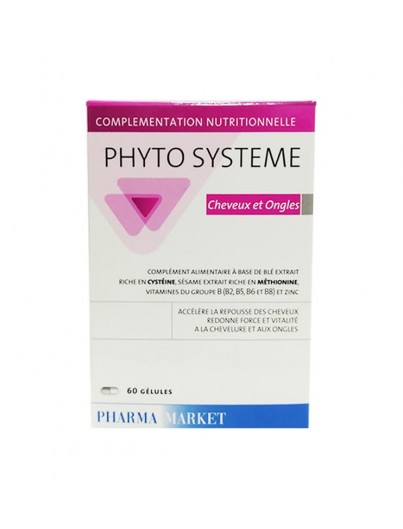 PHYTO SYSTEME CHEVEUX & ONGLES B60 GELULES