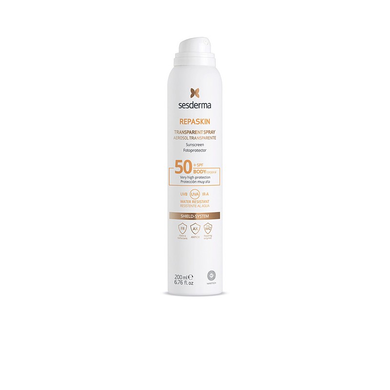 SESDERMA REPASKIN AERESOL TRANSPARENT SPRAY 50SPF+ 200ML
