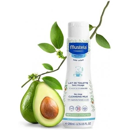 MUSTELA LAIT DE TOILETTE SANS RINCAGE 200 ML