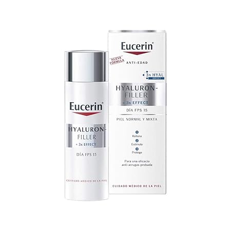 EUCERIN ANTI AGE HYALURON FILLER 3* EFFECT SPF15 PEAUX NORMALES A MIXTE 50ML