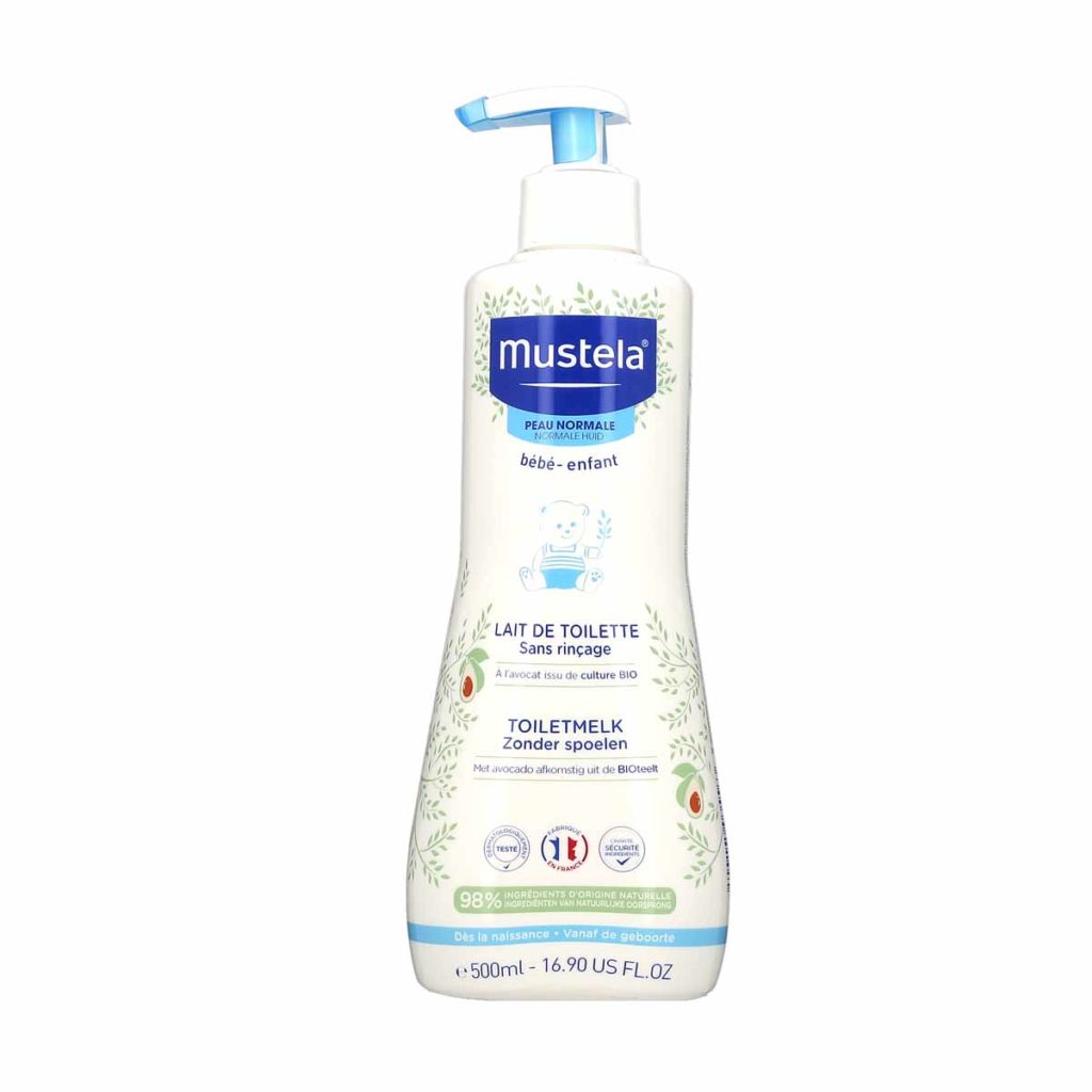 MUSTELA LAIT DE TOILETTE SANS RINÇAGE 500 ML