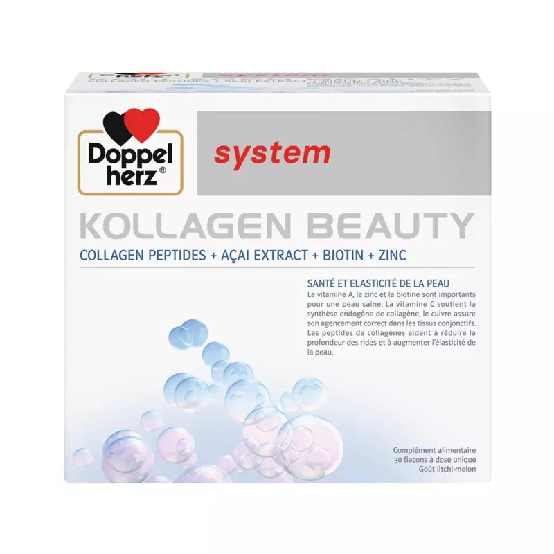 DOPPEL HERZ AKTIV SYSTEM KOLLAGEN BEAUTY B30 AMPOULES