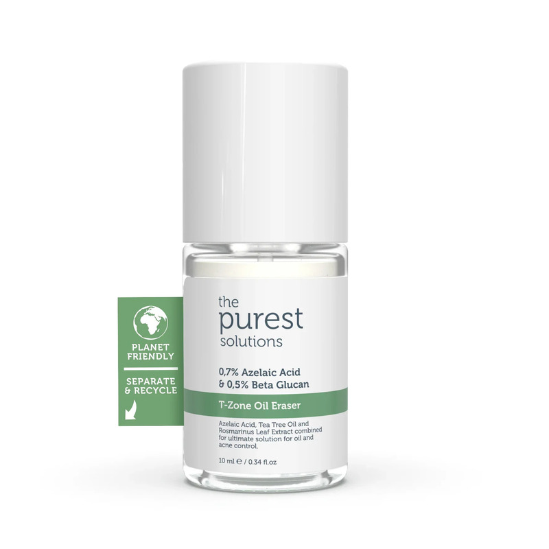 THE PUREST SOLUTIONS T ZONE OIL ERASER 0.7% AZELAIR ACID 0.5% BETA GLUCAN 10 ML